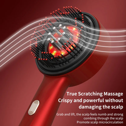 SolaraGlow Comb: EMS Red Light Hair Growth & Scalp Massager